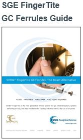 SGE FingerTite GC Ferrules Guide